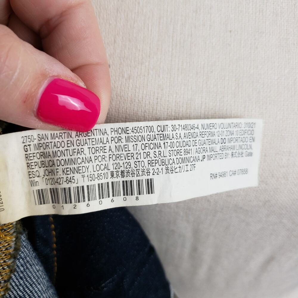 Embroidered Denim Halter Wrap Crop Top Western Co… - image 8